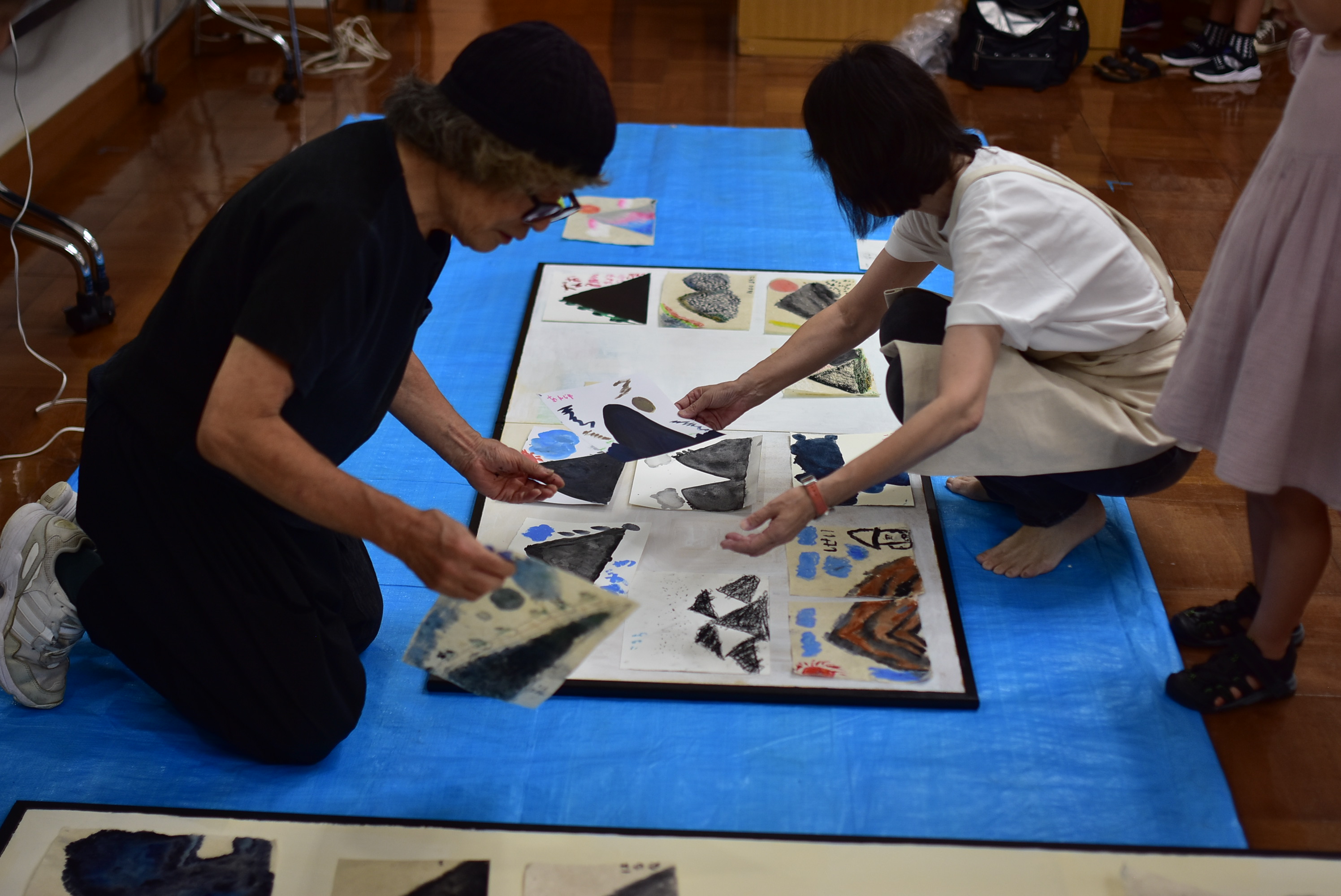 貼り交ぜ屏風2025ささめや＆石川